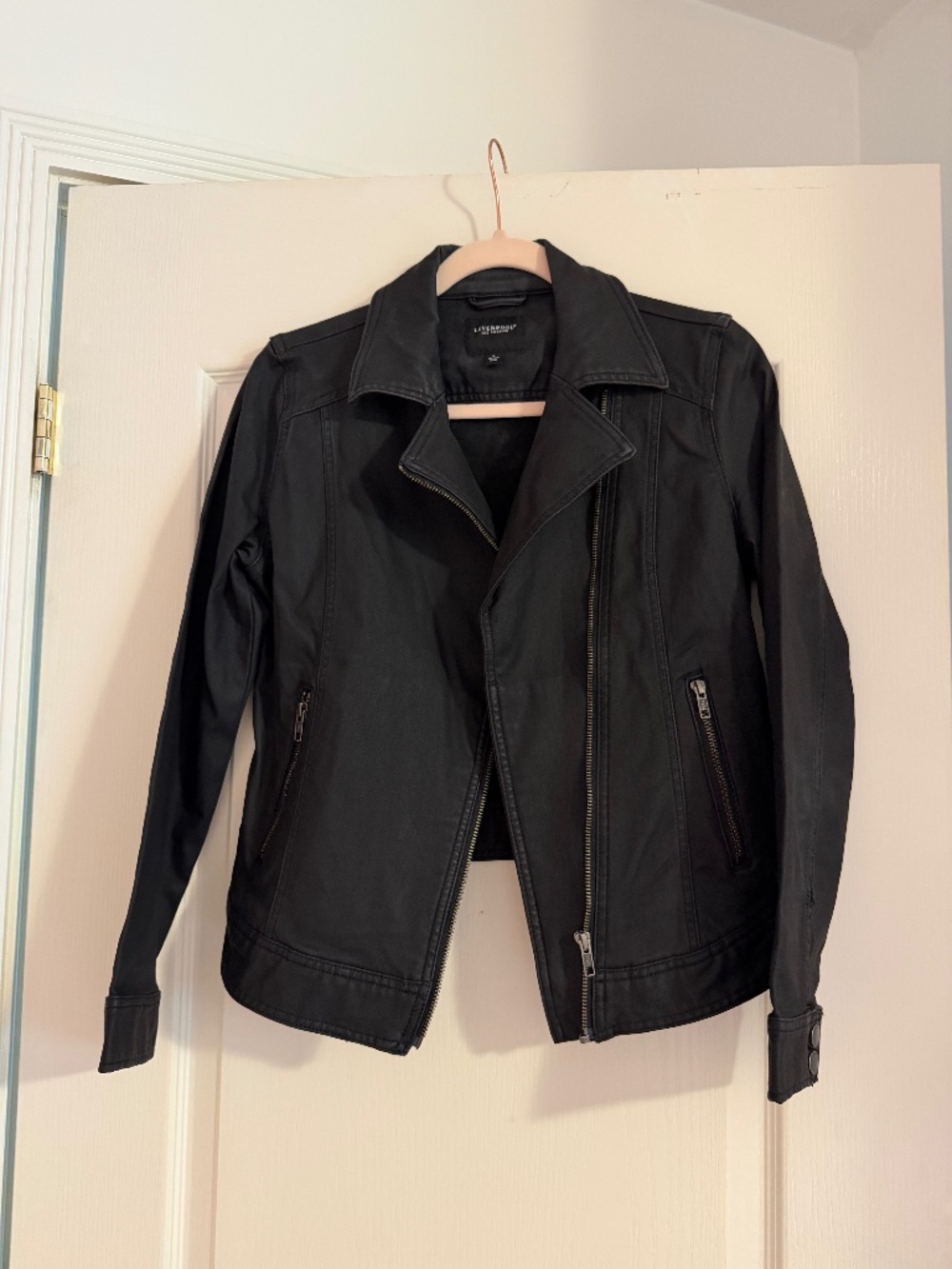 Faux leather jacket